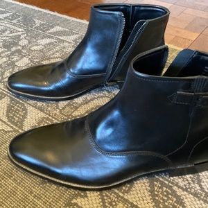Aldo Chelsea boots-zipper-black size 10 men’s